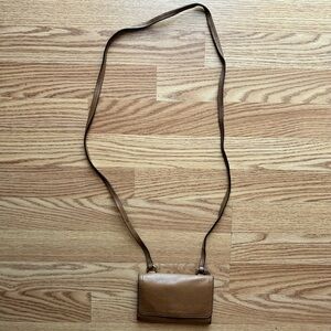 Coach Brown Leather Wallet/Crossbody Purse